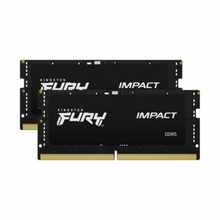 Pamięć DDR5 SODIMM Fury Impact 32GB(2*16GB)/5600 CL40 Pamięć DDR5 SODIMM Fury Impact 32GB(2*16GB)/5600 CL40