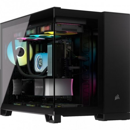 Obudowa 2500D Airflow TG Mid-Tower czarna Obudowa 2500D Airflow TG Mid-Tower czarna
