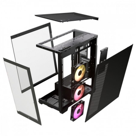 Obudowa 3500X TG Mid-Tower czarna Obudowa 3500X TG Mid-Tower czarna