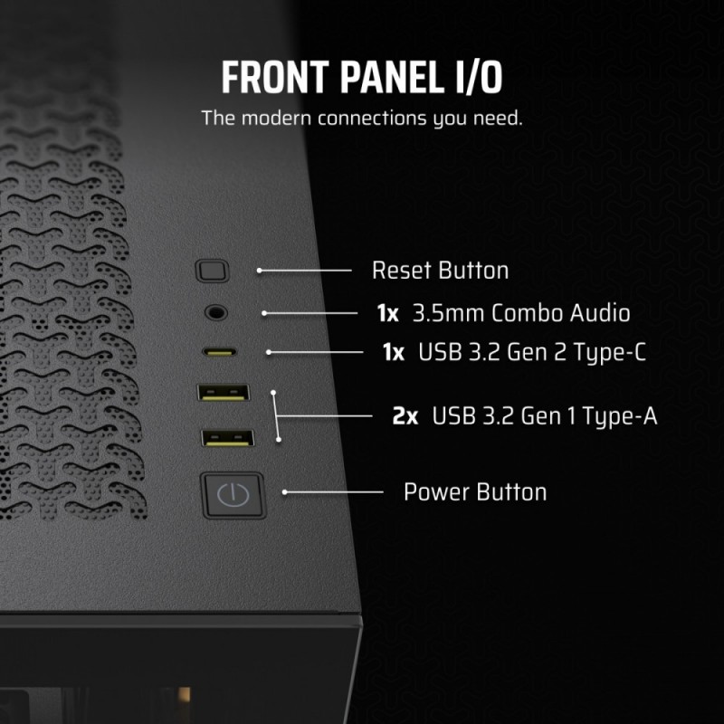 Obudowa 3500X TG Mid-Tower czarna