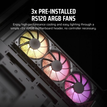 Obudowa 3500X ICUE LINK RGB TG Mid-Tower czarna Obudowa 3500X ICUE LINK RGB TG Mid-Tower czarna