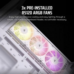 Obudowa 3500X ICUE LINK RGB TG Mid-Tower biała Obudowa 3500X ICUE LINK RGB TG Mid-Tower biała