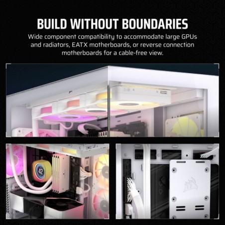 Obudowa 3500X ICUE LINK RGB TG Mid-Tower biała Obudowa 3500X ICUE LINK RGB TG Mid-Tower biała