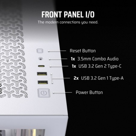 Obudowa 3500X ICUE LINK RGB TG Mid-Tower biała Obudowa 3500X ICUE LINK RGB TG Mid-Tower biała