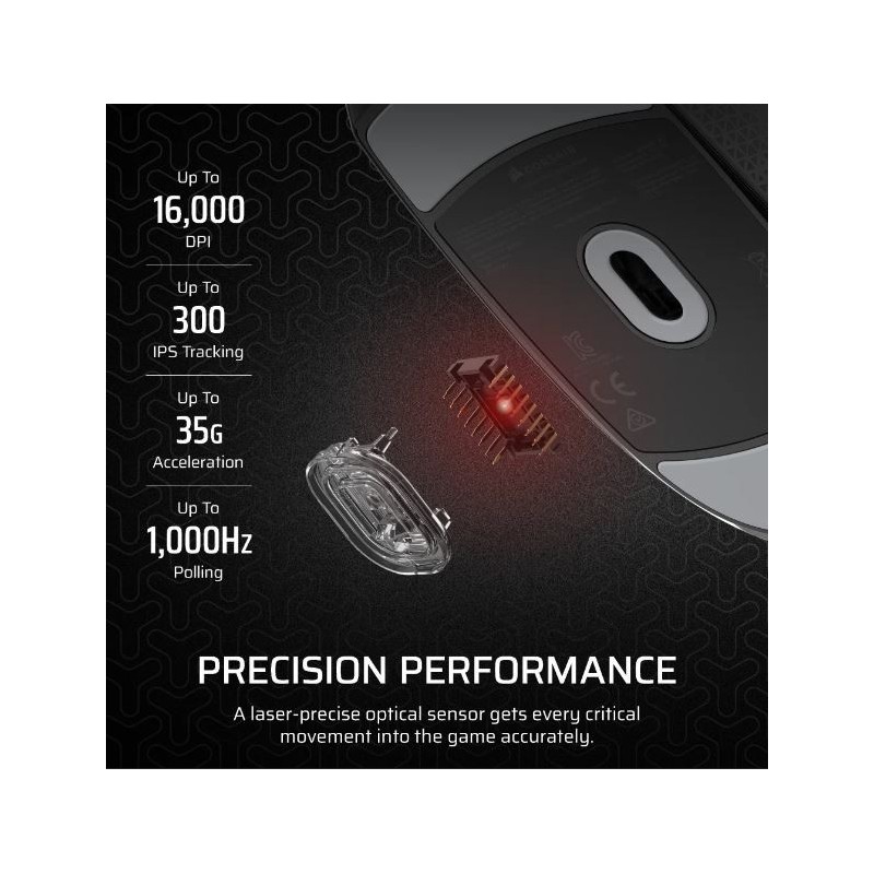 Mysz przewodowa M55 czarna