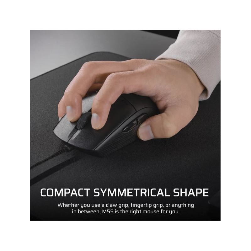 Mysz przewodowa M55 czarna