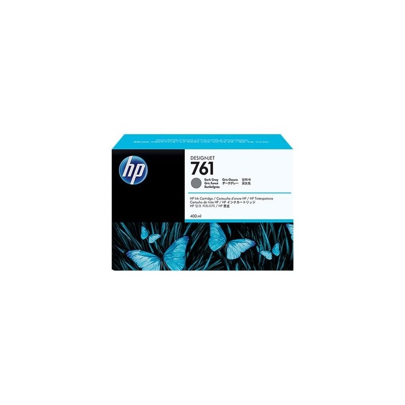 HP 761 original ink cartridge dark grey standard capacity 400ml 1-pack