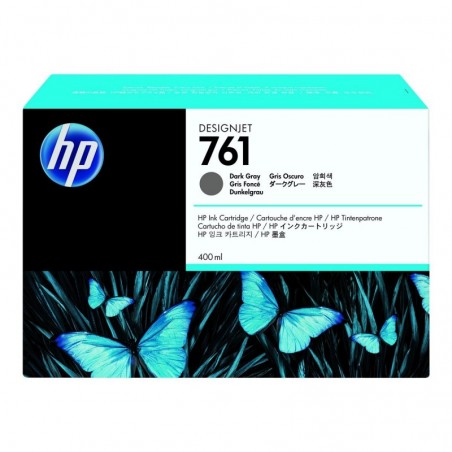 HP 761 original ink cartridge dark grey standard capacity 400ml 1-pack HP 761 original ink cartridge dark grey standard capacity 400ml 1-pack