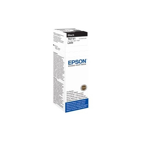 EPSON C13T67314A Tusz Epson T6731 black 70 ml L800 EPSON C13T67314A Tusz Epson T6731 black 70 ml L800