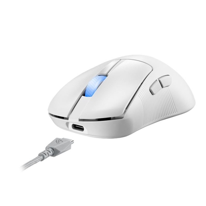 Mysz bezprzewodowa ROG Keris II ACE 42000/WL/BT/RF/USB/White Mysz bezprzewodowa ROG Keris II ACE 42000/WL/BT/RF/USB/White