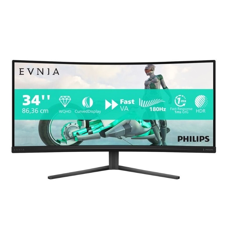 Monitor 34M2C3500L 34 cale Curved VA 180Hz HDMIx2 DPx2