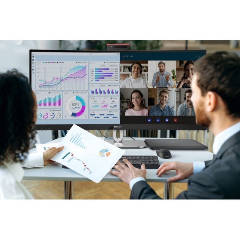 Monitor 34B2U6603CH 34 cale Curved VA HDMIx2 DP HAS Thunderbolt RJ45 Monitor 34B2U6603CH 34 cale Curved VA HDMIx2 DP HAS Thunderbolt RJ45