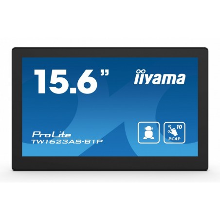Monitor 16 cali TW1623AS-B1P,10P.DOT.IPS,ANDROID13,WIFI,24/7,RJ45, HDMI,3xUSB Monitor 16 cali TW1623AS-B1P,10P.DOT.IPS,ANDROID13,WIFI,24/7,RJ45, HDMI,3xUSB
