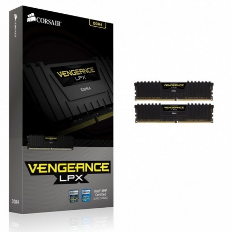 DDR4 Vengeance LPX 16GB/3200(2*8GB) CL16-18-18-36 BLACK 1,35V XMP 2.0 DDR4 Vengeance LPX 16GB/3200(2*8GB) CL16-18-18-36 BLACK 1,35V XMP 2.0
