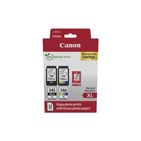 CANON PG-545XL/CL-546XLPHOTO Ink Cartridge VALUE BLSEC CANON PG-545XL/CL-546XLPHOTO Ink Cartridge VALUE BLSEC