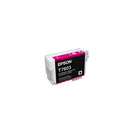 EPSON T7603 ink cartridge vivid magenta high capacity 25 9ml 1356 pages 1-pack EPSON T7603 ink cartridge vivid magenta high capacity 25 9ml 1356 pages 1-pack