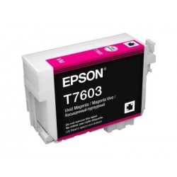 EPSON T7603 ink cartridge vivid magenta high capacity 25 9ml 1356 pages 1-pack EPSON T7603 ink cartridge vivid magenta high capacity 25 9ml 1356 pages 1-pack