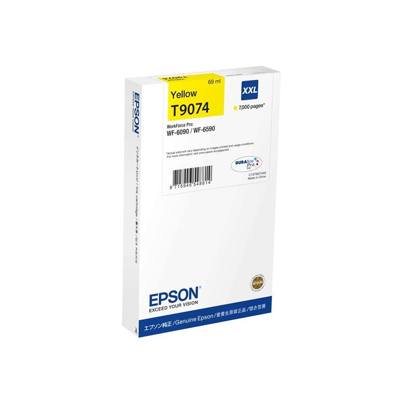 EPSON WF-6xxx Ink Cartridge Yellow XXL EPSON WF-6xxx Ink Cartridge Yellow XXL