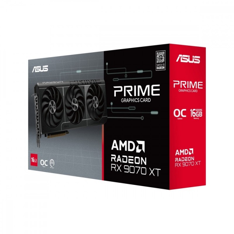 Karta graficzna RX 9070 XT PRIME OC 16 GB GDDR6 256bit DP/HDMI 