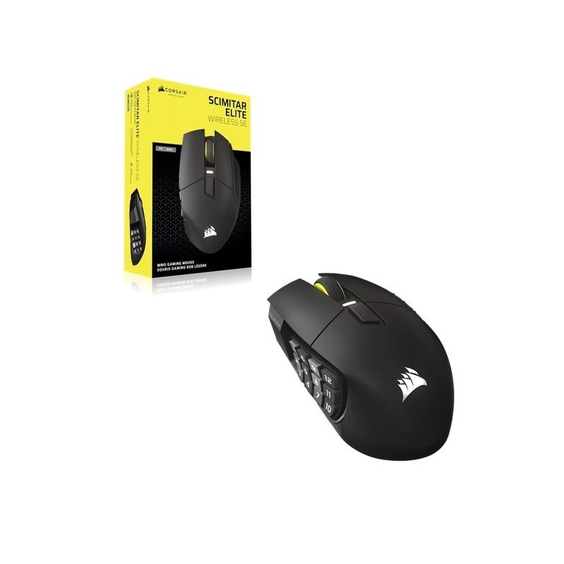 Mysz bezprzewodowa Scimitar Elite Wireless SE Gun Metal 33000 DPI  Mysz bezprzewodowa Scimitar Elite Wireless SE Gun Metal 33000 DPI