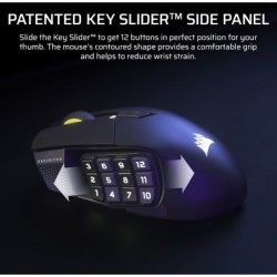 Mysz bezprzewodowa Scimitar Elite Wireless SE Gun Metal 33000 DPI  Mysz bezprzewodowa Scimitar Elite Wireless SE Gun Metal 33000 DPI