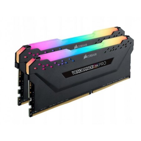 Pamięć DDR4 AMD Ryzen Vengeance 16GB/3600 (2*8GB) BLACK RGB CL18 Pamięć DDR4 AMD Ryzen Vengeance 16GB/3600 (2*8GB) BLACK RGB CL18