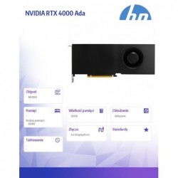 Karta graficzna NVIDIA RTX 4000 Ada 20GB 4DP 8D6B7AA 