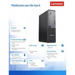 Desktop ThinkCentre Neo 50s SFF 13DM002APB W11Pro 7 265/16GB/512GB/INT/3YRS OS Desktop ThinkCentre Neo 50s SFF 13DM002APB W11Pro 7 265/16GB/512GB/INT/3YRS OS