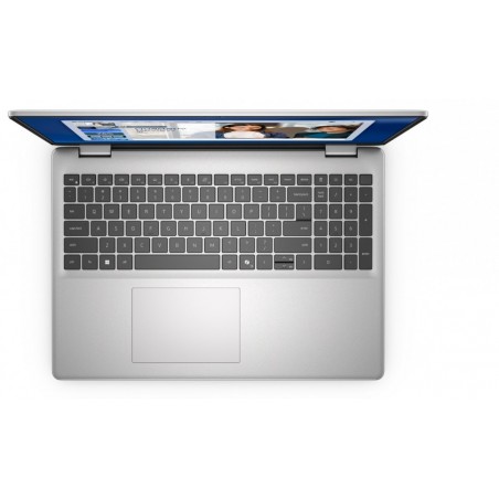Laptop Dell 16 DC16256 W11P R7-250|16GB|1TB|AMD Radeon|FgrPr|WLAN+BT|16.0 FHD+|Backlit Kb|4C|65W|3YPS Platinum Silver (Metal) 