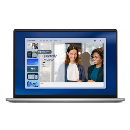 Laptop Dell 16 DC16256 W11P R7-350|32GB|1TB|AMD Radeon|FgrPr|WLAN+BT|16.0 FHD+|Backlit Kb|4C|65W|3YPS Platinum Silver (Metal)