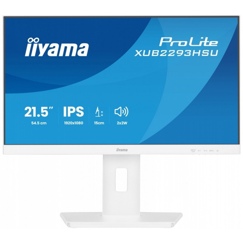 Monitor 22 cale XUB2293HSU-W7 IPS, 100Hz, Pivot, HAS(150mm), 300cd,   BIAŁY  Monitor 22 cale XUB2293HSU-W7 IPS, 100Hz, Pivot, HAS(150mm), 300cd,   BIAŁY