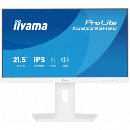 Monitor 22 cale XUB2293HSU-W7 IPS, 100Hz, Pivot, HAS(150mm), 300cd,   BIAŁY  Monitor 22 cale XUB2293HSU-W7 IPS, 100Hz, Pivot, HAS(150mm), 300cd,   BIAŁY