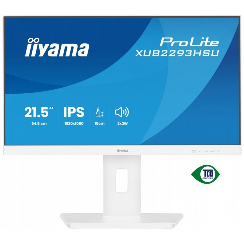 Monitor 22 cale XUB2293HSU-W7 IPS, 100Hz, Pivot, HAS(150mm), 300cd,   BIAŁY  Monitor 22 cale XUB2293HSU-W7 IPS, 100Hz, Pivot, HAS(150mm), 300cd,   BIAŁY