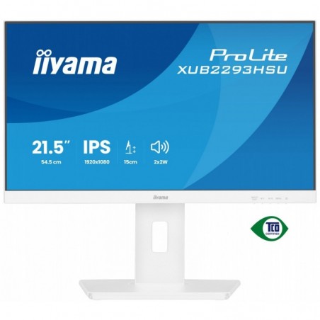Monitor 22 cale XUB2293HSU-W7 IPS, 100Hz, Pivot, HAS(150mm), 300cd,   BIAŁY  Monitor 22 cale XUB2293HSU-W7 IPS, 100Hz, Pivot, HAS(150mm), 300cd,   BIAŁY