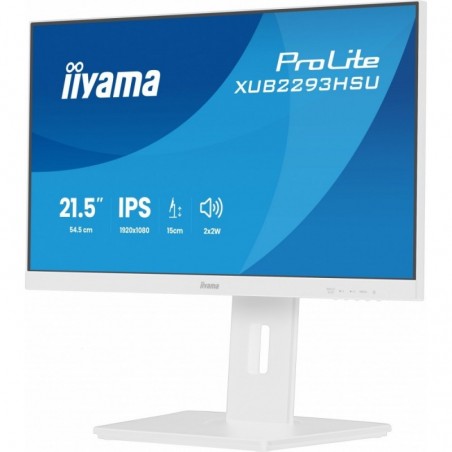 Monitor 22 cale XUB2293HSU-W7 IPS, 100Hz, Pivot, HAS(150mm), 300cd,   BIAŁY  Monitor 22 cale XUB2293HSU-W7 IPS, 100Hz, Pivot, HAS(150mm), 300cd,   BIAŁY