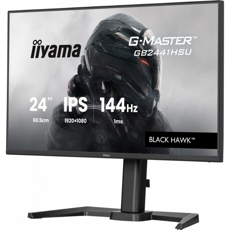 Monitor 23,8 cala GB2441HSU-B1 IPS,FHD,144Hz,1ms,2xUSB,350cd,HDMI,DP,HAS (150) PIVOT  Monitor 23,8 cala GB2441HSU-B1 IPS,FHD,144Hz,1ms,2xUSB,350cd,HDMI,DP,HAS (150) PIVOT
