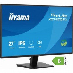 Monitor 27 cali X2792QSU-B1 IPS,QHD,120Hz,HDMI,DP, 350cd,1500:1,      cienkie ramki, 2xUSB 3.2, ErP B  Monitor 27 cali X2792QSU-B1 IPS,QHD,120Hz,HDMI,DP, 350cd,1500:1,      cienkie ramki, 2xUSB 3.2, ErP B