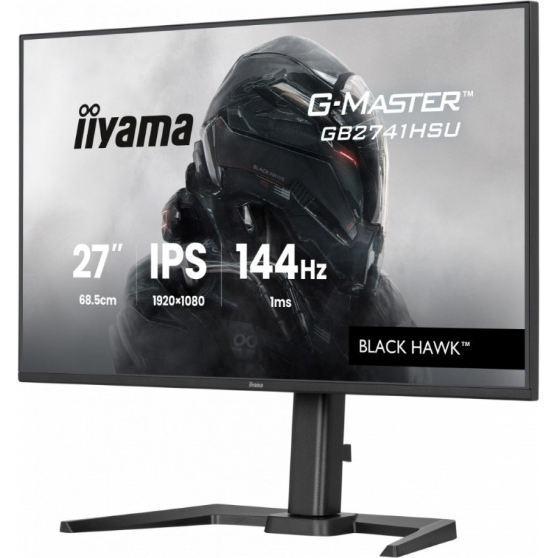 Monitor 27 cali GB2741HSU-B1 IPS,FHD,144Hz,1ms,2xUSB,350cd,HDMI,DP,  HAS (150) PIVOT  Monitor 27 cali GB2741HSU-B1 IPS,FHD,144Hz,1ms,2xUSB,350cd,HDMI,DP,  HAS (150) PIVOT