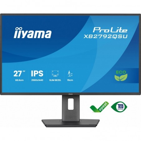 Monitor 27 cali XB2792QSU-B1   IPS,QHD, HAS (150) PIVOT,              120Hz,HDMI,DP, 350cd,1500:1, cienkie ramki, 2xUSB 3.2, ErP Monitor 27 cali XB2792QSU-B1   IPS,QHD, HAS (150) PIVOT,              120Hz,HDMI,DP, 350cd,1500:1, cienkie ramki, 2xUSB 3.2, ErP
