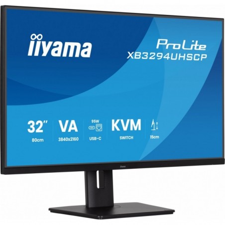 Monitor 31,5 cala XB3294UHSCP-B1.4K,VA,2xHDMI,DP,USB-C dock 95W, PIP,RJ45, 400cd, 2ms, 4xUSB, KVM,Sync,2x5W, HAS (150) PIVOT, Monitor 31,5 cala XB3294UHSCP-B1.4K,VA,2xHDMI,DP,USB-C dock 95W, PIP,RJ45, 400cd, 2ms, 4xUSB, KVM,Sync,2x5W, HAS (150) PIVOT,