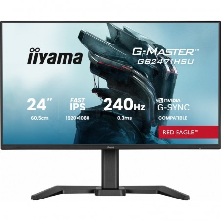 Monitor 23,8 cala GB2471HSU-B1 IPS,FHD,240Hz,2xHDMI,DP,1xUSB 3.2,     1xUSB C, Adaptive G-SYNC - 1920 x 1080 @48-240Hz  DisplayP Monitor 23,8 cala GB2471HSU-B1 IPS,FHD,240Hz,2xHDMI,DP,1xUSB 3.2,     1xUSB C, Adaptive G-SYNC - 1920 x 1080 @48-240Hz  DisplayP