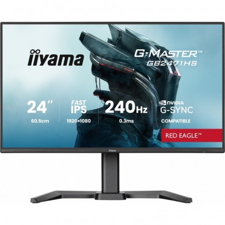 Monitor 23,8 cala GB2471HS-B1 Fast IPS,FHD,240Hz,2xHDMI,DP, 350cd, HAS(150) PIVOT, Adaptive G-SYNC - 1920 x 1080 @48-240Hz  Disp Monitor 23,8 cala GB2471HS-B1 Fast IPS,FHD,240Hz,2xHDMI,DP, 350cd, HAS(150) PIVOT, Adaptive G-SYNC - 1920 x 1080 @48-240Hz  Disp