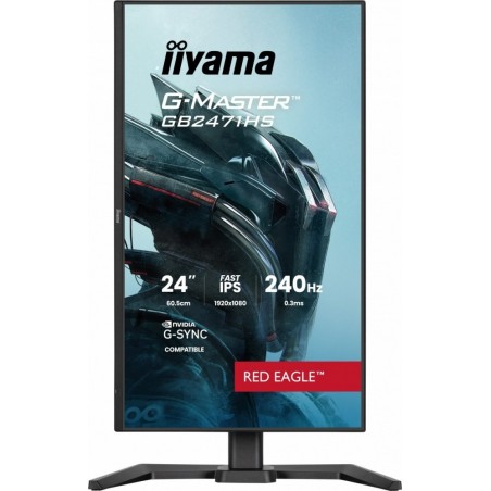 Monitor 23,8 cala GB2471HS-B1 Fast IPS,FHD,240Hz,2xHDMI,DP, 350cd, HAS(150) PIVOT, Adaptive G-SYNC - 1920 x 1080 @48-240Hz  Disp Monitor 23,8 cala GB2471HS-B1 Fast IPS,FHD,240Hz,2xHDMI,DP, 350cd, HAS(150) PIVOT, Adaptive G-SYNC - 1920 x 1080 @48-240Hz  Disp