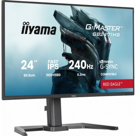 Monitor 23,8 cala GB2471HS-B1 Fast IPS,FHD,240Hz,2xHDMI,DP, 350cd, HAS(150) PIVOT, Adaptive G-SYNC - 1920 x 1080 @48-240Hz  Disp Monitor 23,8 cala GB2471HS-B1 Fast IPS,FHD,240Hz,2xHDMI,DP, 350cd, HAS(150) PIVOT, Adaptive G-SYNC - 1920 x 1080 @48-240Hz  Disp