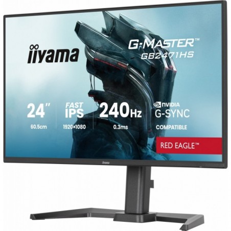 Monitor 23,8 cala GB2471HS-B1 Fast IPS,FHD,240Hz,2xHDMI,DP, 350cd, HAS(150) PIVOT, Adaptive G-SYNC - 1920 x 1080 @48-240Hz  Disp Monitor 23,8 cala GB2471HS-B1 Fast IPS,FHD,240Hz,2xHDMI,DP, 350cd, HAS(150) PIVOT, Adaptive G-SYNC - 1920 x 1080 @48-240Hz  Disp