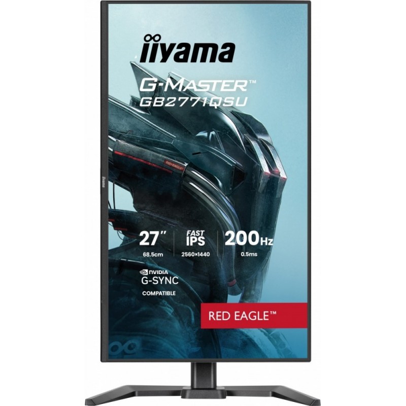 Monitor 27 cali GB2771QSU-B1 QHD,Fast IPS,200Hz,HAS (150) PIVOT,2xUSB 3.2,2xUSB C,0,5ms,2xHDMI,DP,350cd,Adaptive G-SYNC 1920x108 Monitor 27 cali GB2771QSU-B1 QHD,Fast IPS,200Hz,HAS (150) PIVOT,2xUSB 3.2,2xUSB C,0,5ms,2xHDMI,DP,350cd,Adaptive G-SYNC 1920x108
