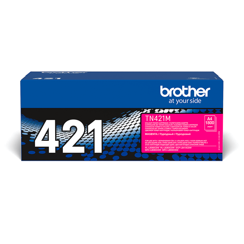 Toner Brother TN-421M Magenta - 1800 Stron | Drukarki.pl