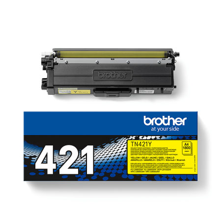 Brother Toner TN-421Y Yellow - Toner do Brother - Drukarki.pl Brother Toner TN-421Y Yellow - Toner do Brother - Drukarki.pl