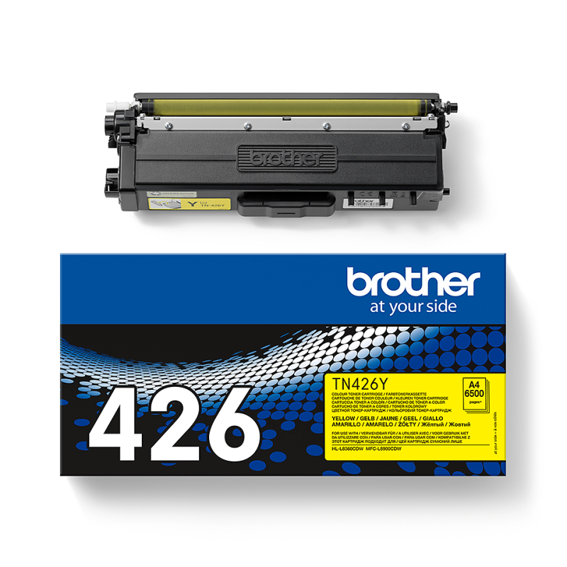 Toner Brother TN-426Y Yellow - 6500 Stron | Drukarki.pl