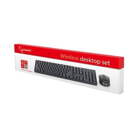 GEMBIRD KBS-W-01 Klawiatura bezprzewodowa z myszką nano odbiornik czarna GEMBIRD KBS-W-01 Klawiatura bezprzewodowa z myszką nano odbiornik czarna